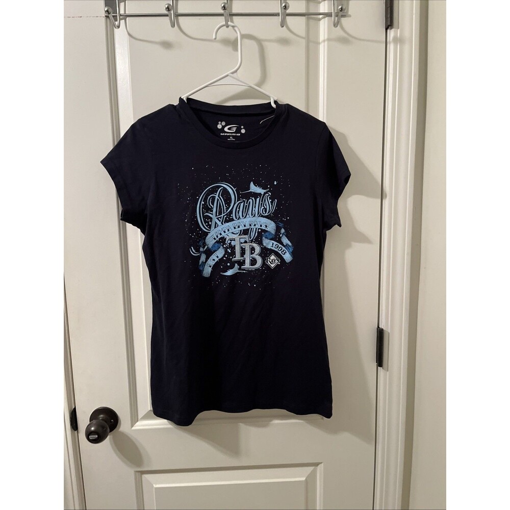 Tampa Bay Rays Women's XL Short Sleeve T-Shirt Size XL G-III Sports For Her